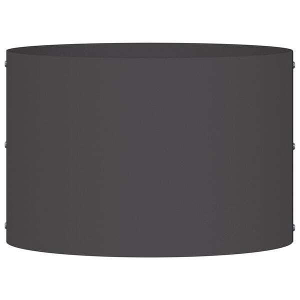 vidaXL Ζαρντινιέρες κήπου 5 pcs Μαύρο 30 x 30 x 20 cm Ατσάλι