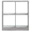 vidaXL Βιβλιοθήκη Γκρι Sonoma 68,5x32x75 κ. από Επεξεργ. Ξύλο