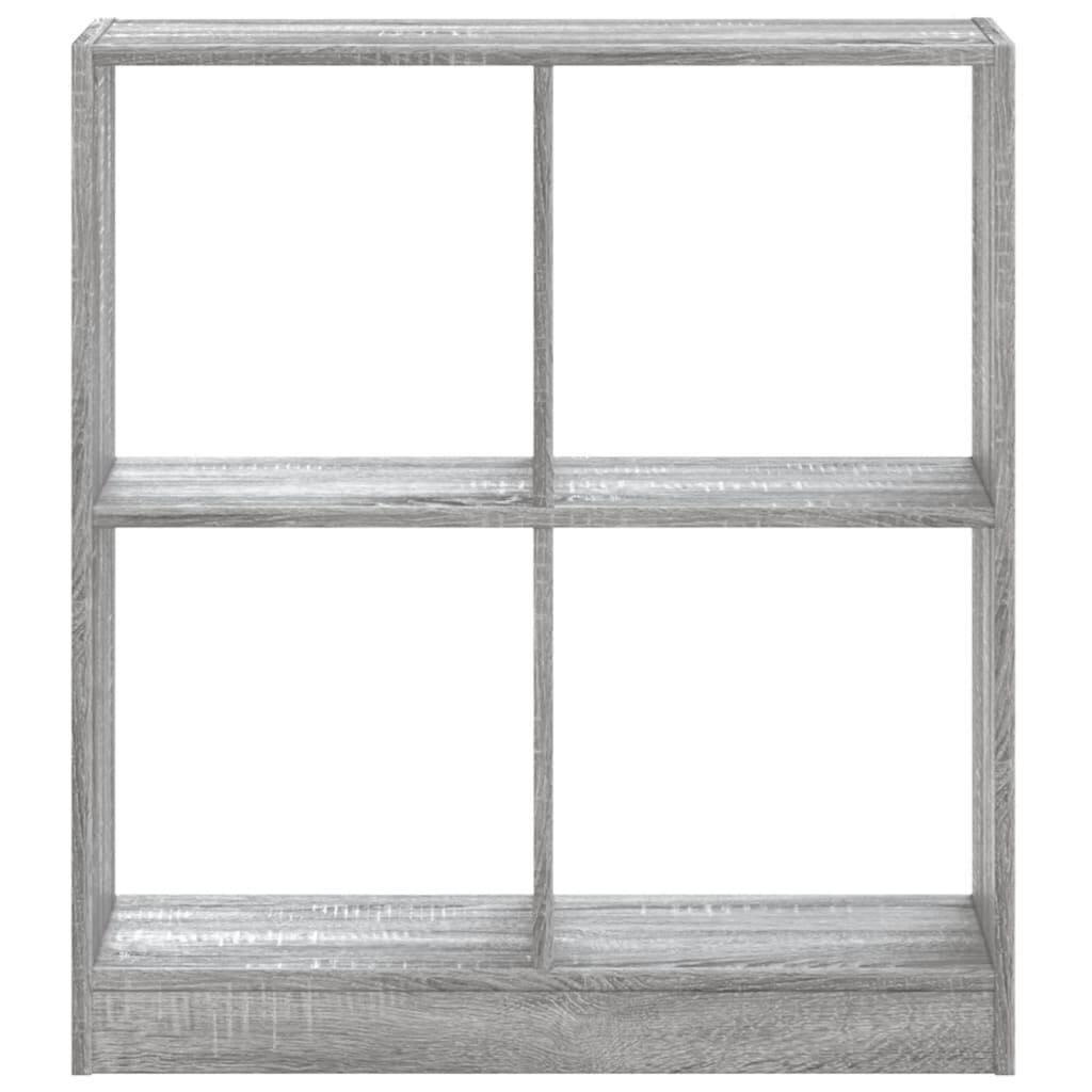 vidaXL Βιβλιοθήκη Γκρι Sonoma 68,5x32x75 κ. από Επεξεργ. Ξύλο