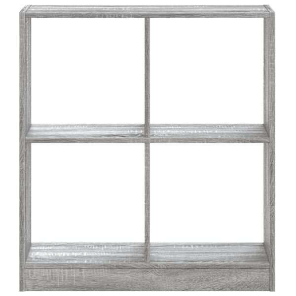 vidaXL Βιβλιοθήκη Γκρι Sonoma 68,5x32x75 κ. από Επεξεργ. Ξύλο