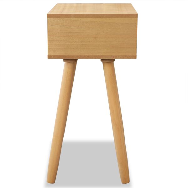 vidaXL Κομοδίνα 2 τεμ. Καφέ 40 x 30 x 61 εκ. από Μασίφ Ξύλο Πεύκου