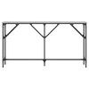 vidaXL Τραπέζι Κονσόλα Γκρι Sonoma 140 x 23 x 75 εκ. Επεξεργ. από Ξύλο