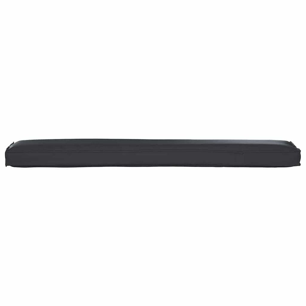 vidaXL Μαξιλάρι παλέτας Μαύρο 200 x 40 x 8 εκ. Ύφασμα Oxford