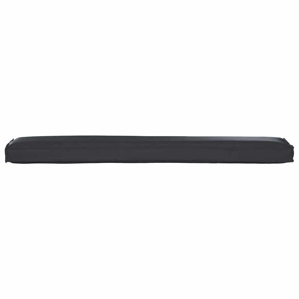 vidaXL Μαξιλάρι παλέτας Μαύρο 200 x 40 x 8 εκ. Ύφασμα Oxford