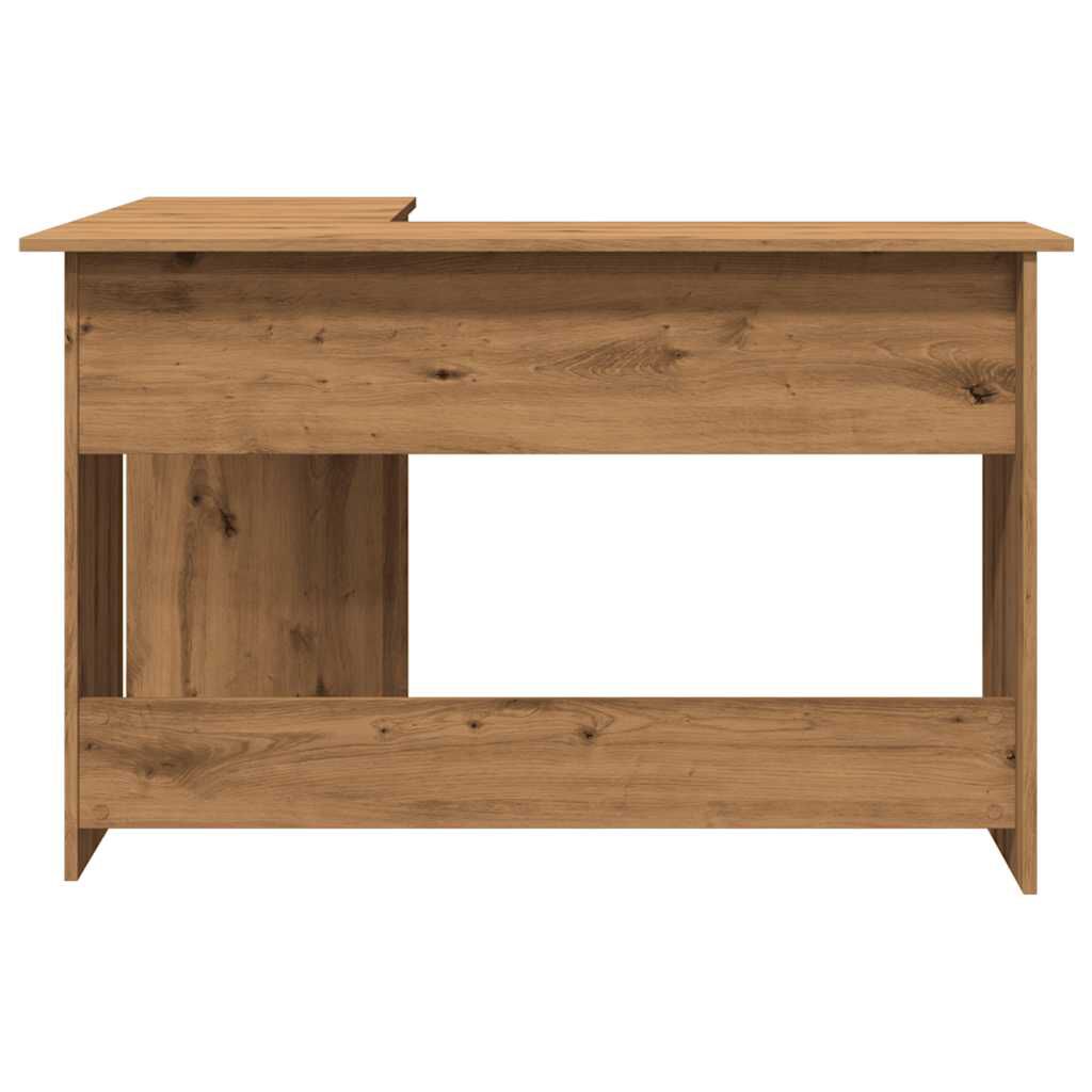 vidaXL Γραφείο Γωνιακό Τεχνίτης Δρυς 120x140x75 εκ Επεξεργασμένο Ξύλο