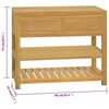 vidaXL Έπιπλο Μπάνιου 90 x 45 x 75 εκ. από Μασίφ Ξύλο Teak
