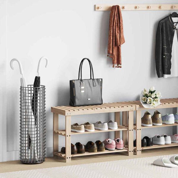 vidaXL &Rho;&alpha;&phi;&iota;έ&rho;&alpha; &Pi;&alpha;&pi;&omicron;&upsilon;&tau;&sigma;&iota;ώ&nu; / &Pi;ά&gamma;&kappa;&omicron;&iota; 2 &sigma;&epsilon; 1 &alpha;&pi;ό &Mu;&alpha;&sigma;ί&phi; &Xi;ύ&lambda;&omicron; &Epsilon;&lambda;ά&tau;&eta;&sigmaf;