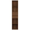 vidaXL Βιβλιοθήκη Καφέ Δρυς 36 x 30 x 171 εκ. από Επεξεργασμένο Ξύλο