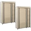 vidaXL &Pi;&tau;&upsilon;&sigma;&sigma;ό&mu;&epsilon;&nu;&epsilon;&sigmaf; &Nu;&tau;&omicron;&upsilon;&lambda;ά&pi;&epsilon;&sigmaf; 2 &tau;&epsilon;&mu;. &Kappa;&rho;&epsilon;&mu; 110x45x175 &epsilon;&kappa;. &alpha;&pi;ό Ύ&phi;&alpha;&sigma;&mu;&alpha;