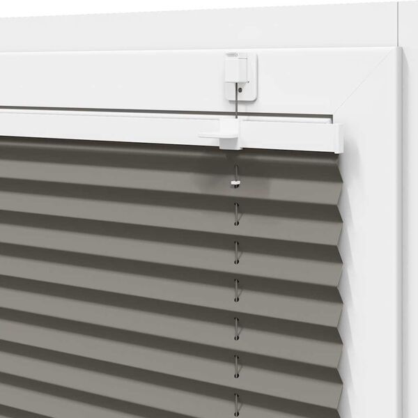 vidaXL Πλισέ περσίδα Ανθρακί 100x100 cm Πλάτος υφάσματος 99,4 cm