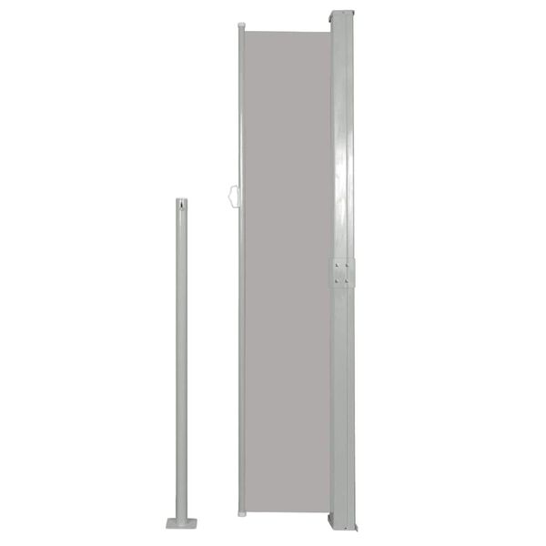 vidaXL Σκίαστρο Πλαϊνό Συρόμενο Γκρι 140 x 300 εκ.