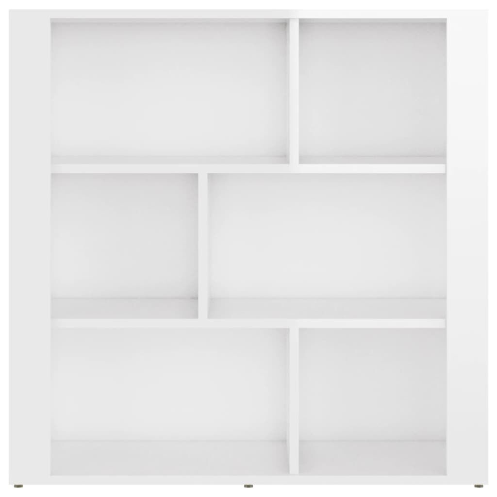 vidaXL Ντουλάπι Γυαλιστερό Λευκό 80x30x80 εκ. Επεξεργασμένο Ξύλο
