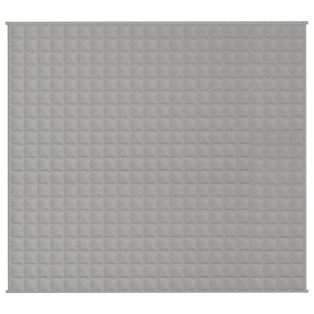 vidaXL Κουβέρτα Βαρύτητας Γκρι 200 x 220 εκ. 13 κ. Υφασμάτινη