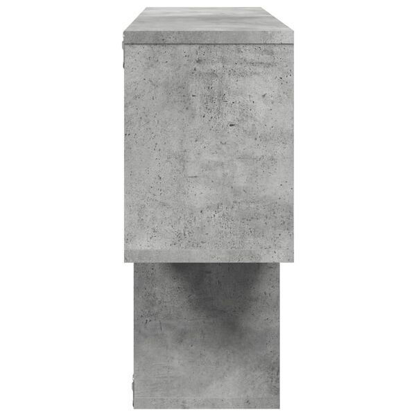 vidaXL Ράφι Τοίχου Γκρι Σκυροδέματος 100x20x53 εκ. Επεξεργασμένο Ξύλο