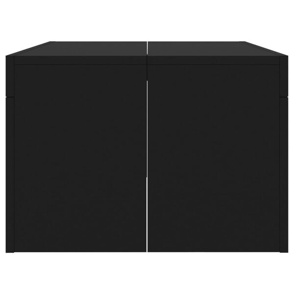 vidaXL Τραπεζάκι Σαλονιού Μαύρο 102 x 50 x 36 εκ. Επεξεργασμένο Ξύλο