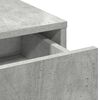 vidaXL Κομοδίνο Γκρι σκυροδέματος 50 x 41 x 135 εκ Επεξεργασμένο ξύλο