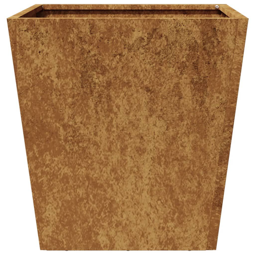vidaXL Ζαρντινιέρα Κήπου 40x40x40 cm Ατσάλι σκληρυθέν στον αέρα