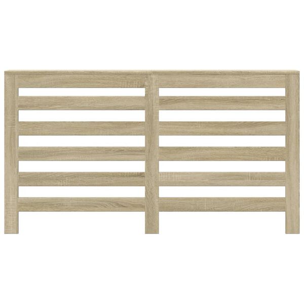 vidaXL Κάλυμμα Καλοριφέρ Sonoma Δρυς 149x20x82 εκ. Επεξεργασμένο Ξύλο