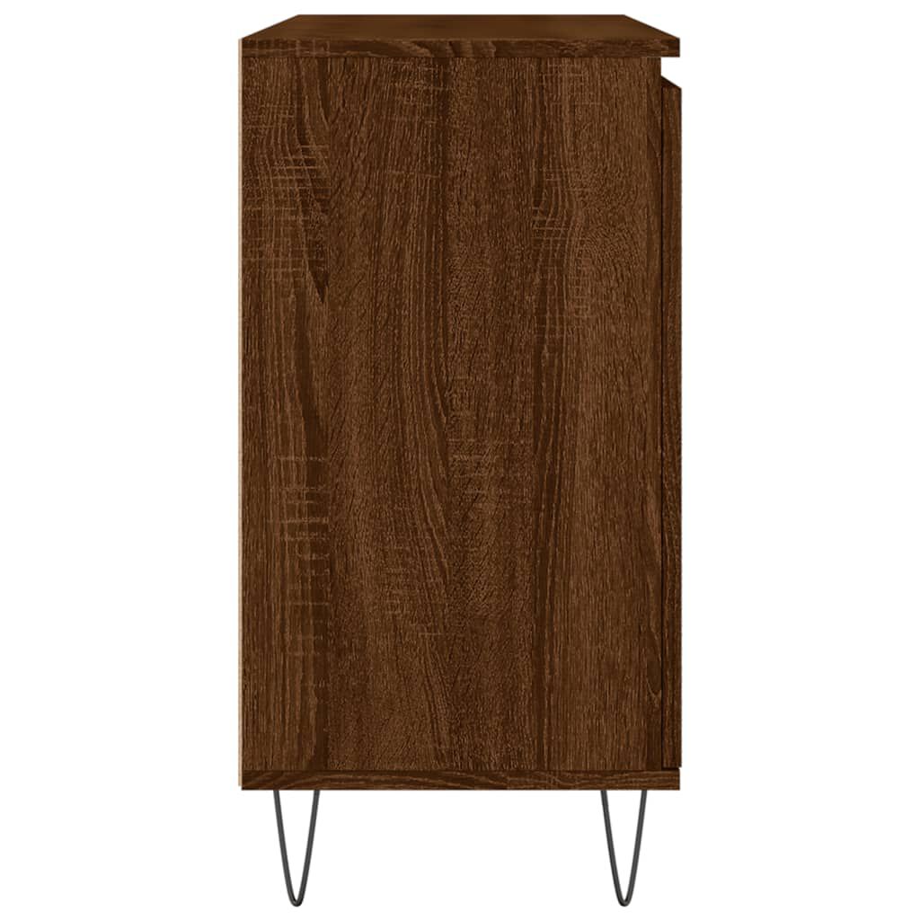 vidaXL Μπουφές Καφέ Δρυς 104 x 35 x 70 εκ. από Επεξεργασμένο Ξύλο