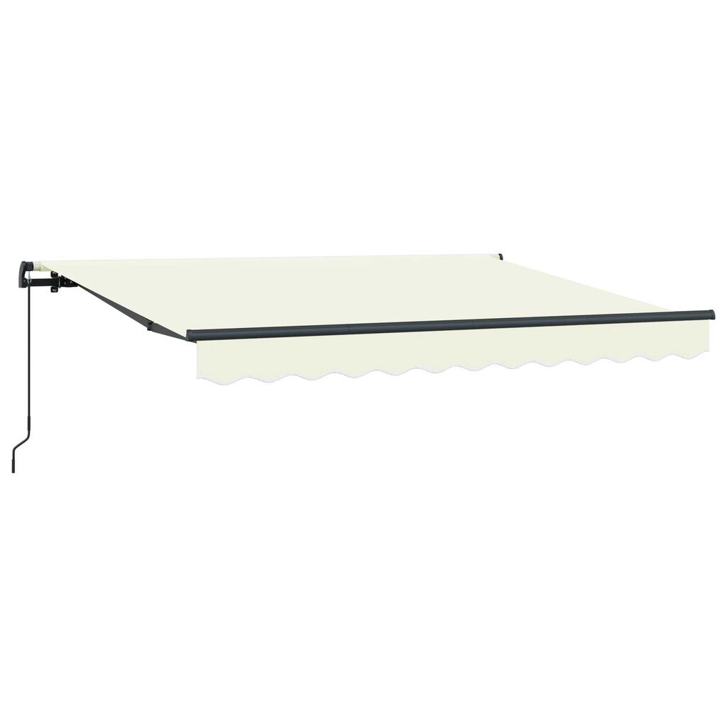 vidaXL Σκηνίτσα Αναδιπλούμενη Κρεμ 250 x 200 cm Πολυεστέρας, Αλουμίνιο