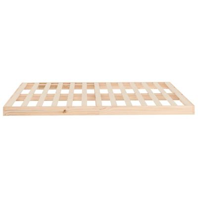 vidaXL Πλαίσιο Κρεβατιού 140 x 190 εκ. από Μασίφ Ξύλο Πεύκου