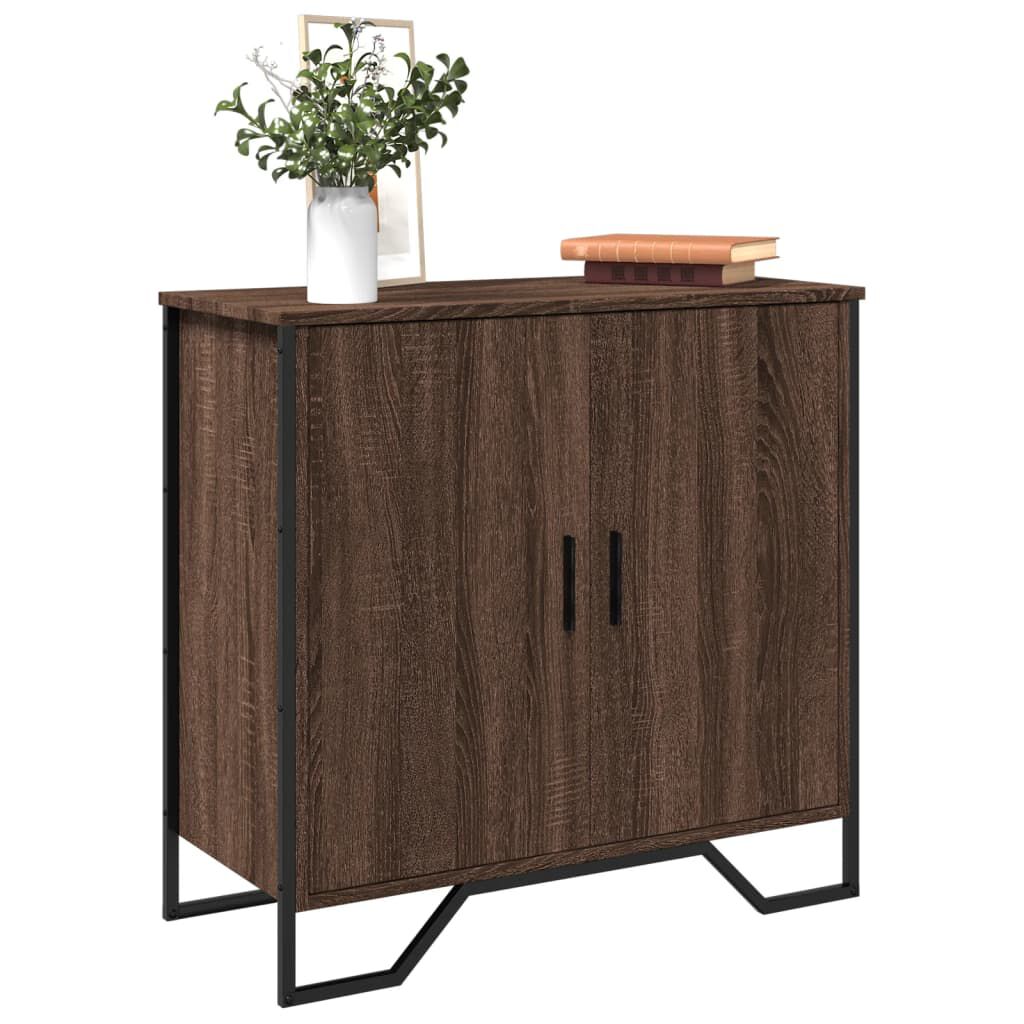 vidaXL Μπουφές Καφέ Δρυς 78x35,5x74,5 εκ. από Επεξεργασμένο Ξύλο