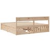 vidaXL Σκελετός Κρεβατιού Χωρίς Στρώμα 200x200 εκ Μασίφ Ξύλο Πεύκου