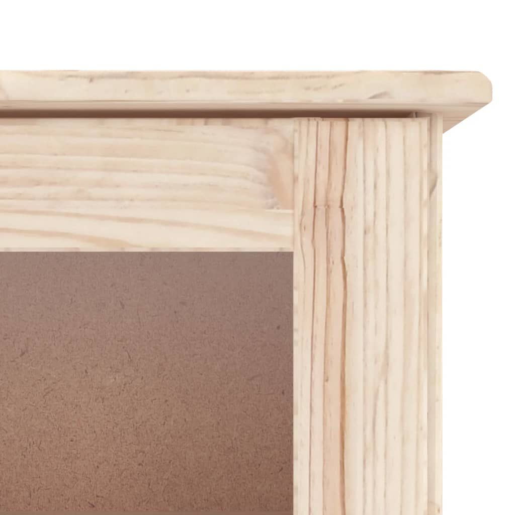 vidaXL Ντουλάπι ALTA 77 x 35 x 188 εκ. από Μασίφ Ξύλο Πεύκου