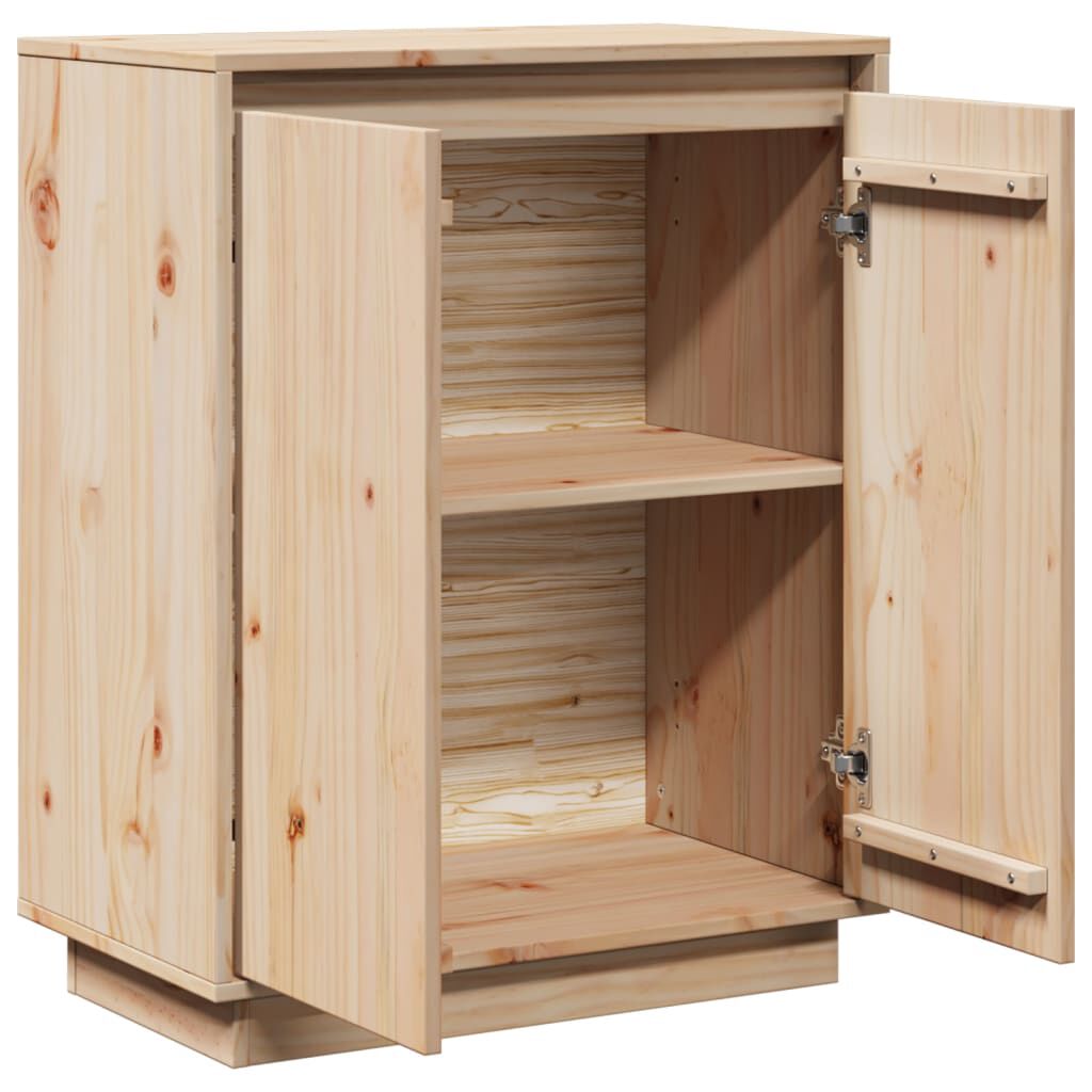 vidaXL Ντουλάπι 60 x 34 x 75 εκ. από Μασίφ Ξύλο Πεύκου