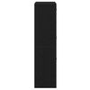 vidaXL Highboard Μαύρο 68 x 37 x 142 εκ Επεξεργασμένο ξύλο
