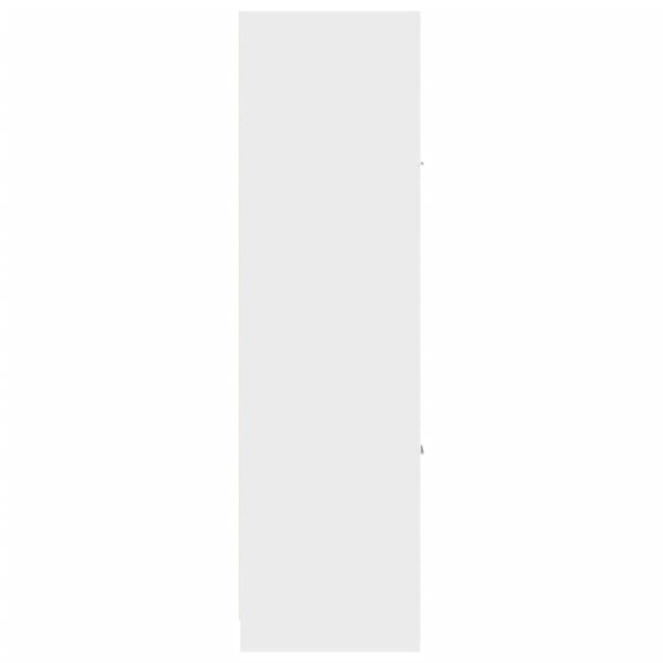 vidaXL Συρταριέρα Γενικής Χρήσης Λευκή 40 x 41 x 144,5 εκ. Επεξ. Ξύλο