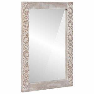 vidaXL &kappa;&alpha;&theta;&rho;έ&phi;&tau;&eta;&sigmaf; &tau;&omicron;ί&chi;&omicron;&upsilon; &Lambda;&epsilon;&upsilon;&kappa;ό 70 x 50 cm &Sigma;&tau;&epsilon;&rho;&epsilon;ό &xi;ύ&lambda;&omicron; &mu;ά&nu;&gamma;&kappa;&omicron; &Omicron;&rho;&theta;&omicron;&gamma;ώ&nu;&iota;&omicron;&sigmaf;