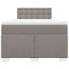vidaXL &Kappa;&rho;&epsilon;&beta;ά&tau;&iota; Boxspring &mu;&epsilon; &Sigma;&tau;&rho;ώ&mu;&alpha; Taupe 120x200 &epsilon;&kappa;. &Upsilon;&phi;&alpha;&sigma;&mu;ά&tau;&iota;&nu;&omicron;