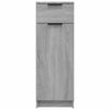 vidaXL Ντουλάπι Μπάνιου Γκρι Sonoma 32x34x90 εκ. Επεξεργασμένο Ξύλο