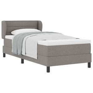 vidaXL &Kappa;&rho;&epsilon;&beta;ά&tau;&iota; &mu;&epsilon; &epsilon;&lambda;&alpha;&tau;ή&rho;&iota;&alpha; &mu;&epsilon; &sigma;&tau;&rho;ώ&mu;&alpha; Taupe 90 x 200 cm ύ&phi;&alpha;&sigma;&mu;&alpha;