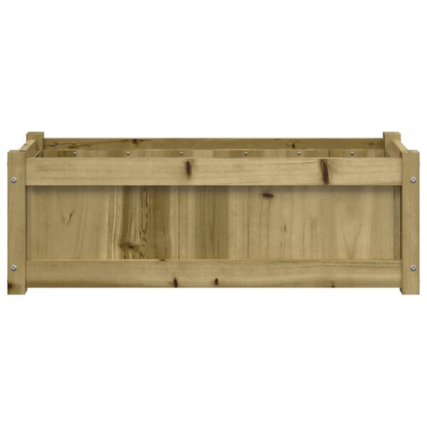 vidaXL Ζαρντινιέρα 90 x 31 x 31 εκ. από Εμποτισμένο Ξύλο Πεύκου