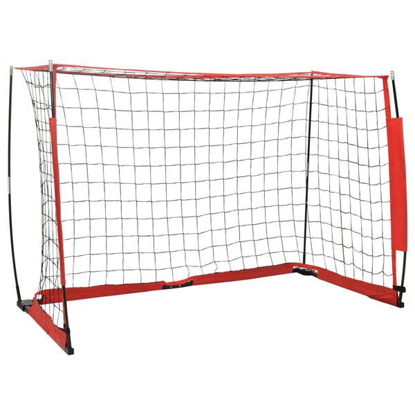vidaXL Τέρμα Ποδοσφαίρου 184 x 91 x 124,5 εκ. Ατσάλινο