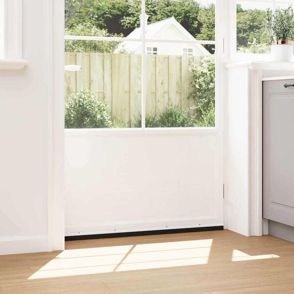 vidaXL Σφραγίδες πόρτας με βούρτσες που προσαρτώνται 2 pcs Λευκό