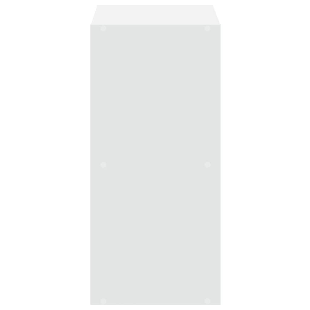 vidaXL Βιβλιοθήκη Λευκή 68,5x32x68,5 εκ. από Επεξεργασμένο Ξύλο