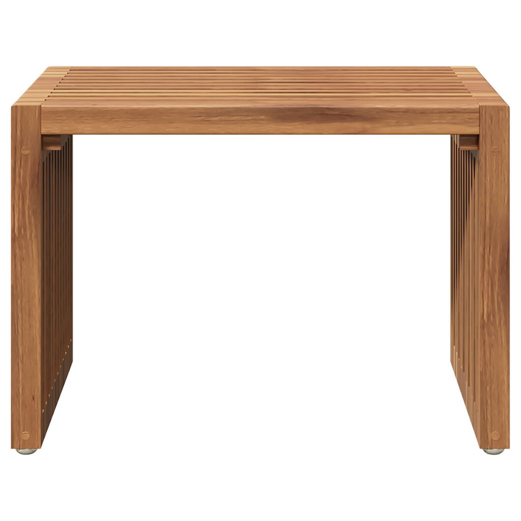 vidaXL Τραπεζάκι Κήπου 50x32.5x35 cm Μασίφ ξύλο teak