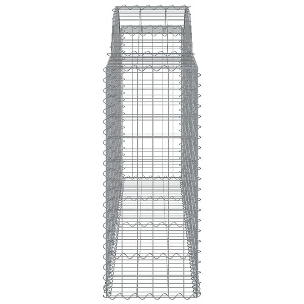 vidaXL Συρματοκιβώτια Τοξωτά 30 τεμ. 200x50x100/120 εκ. Γαλβαν. Ατσάλι