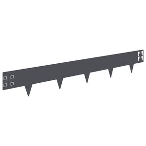 vidaXL &Pi;&epsilon;&rho;ί&gamma;&rho;&alpha;&mu;&mu;&alpha; &gamma;&kappa;&alpha;&zeta;ό&nu; 20 &tau;&mu;&chi;. 100 x 15 cm &Alpha;&tau;&sigma;ά&lambda;&iota; &Alpha;&nu;&theta;&rho;&alpha;&kappa;ί