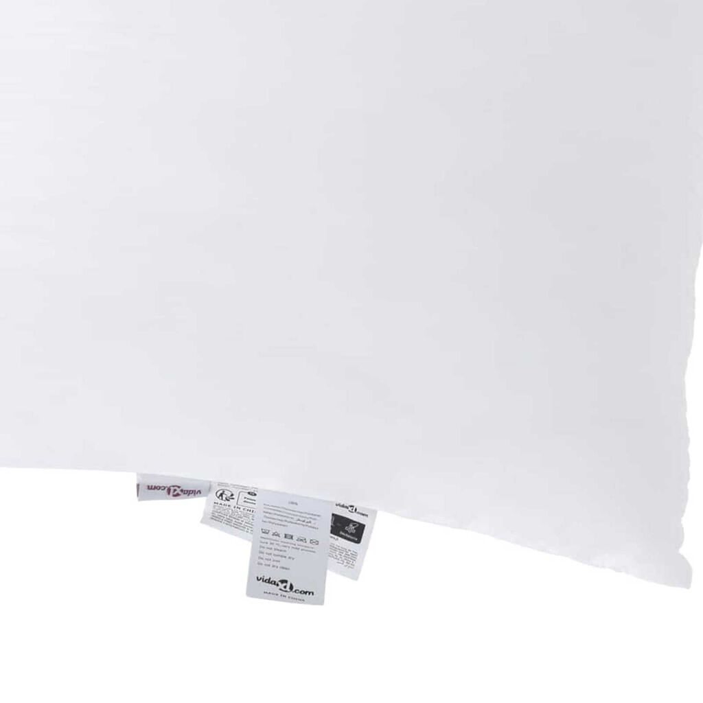 vidaXL Σετ Κουβέρτας με μαξιλάρι 3 pcs Λευκό 240 x 220 cm Μικροΐνες