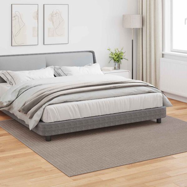 vidaXL &Chi;&alpha;&lambda;&iota;ά &chi;ώ&rho;&omicron;&upsilon; &tau;&epsilon;&tau;&rho;ά&gamma;&omega;&nu;&omicron; LUGO Taupe 240 x 240 cm &Pi;&omicron;&lambda;&upsilon;&epsilon;&sigma;&tau;έ&rho;&alpha;&sigmaf;
