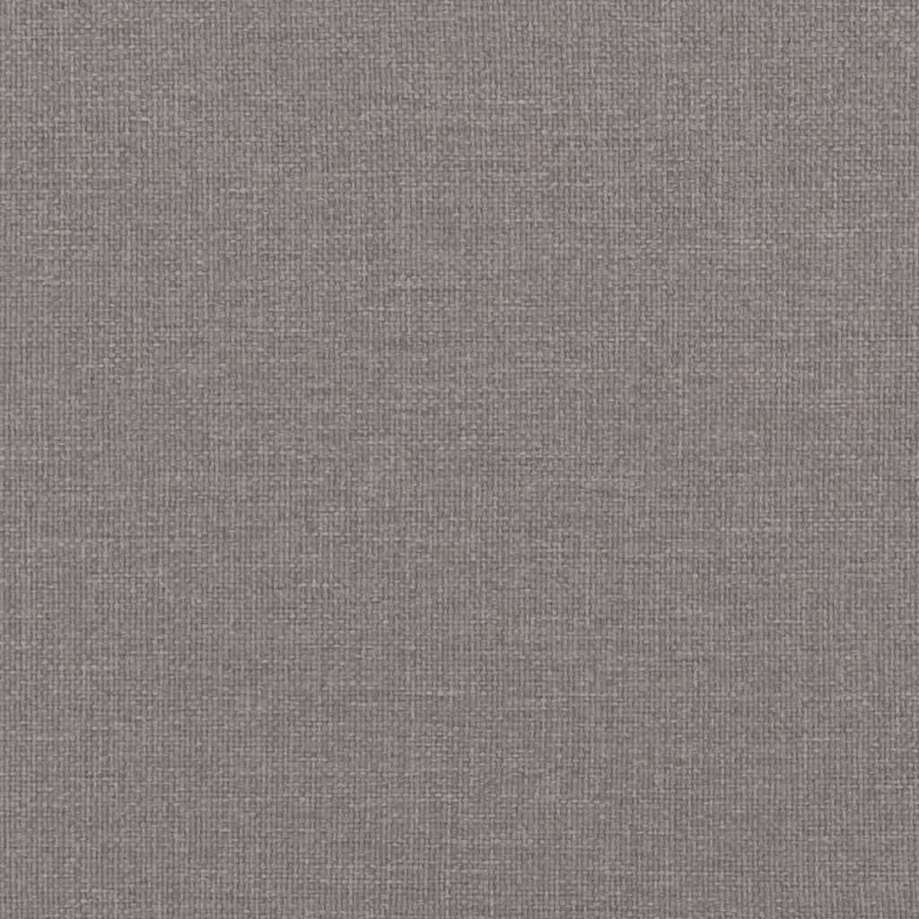 vidaXL Σκελετός Κρεβατιού με LED Χωρίς Στρώμα Taupe 140x200 εκ.