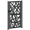 vidaXL Πύλη κήπου Μαύρη 105x180 cm Ατσάλινη ελαφριά σχεδίαση