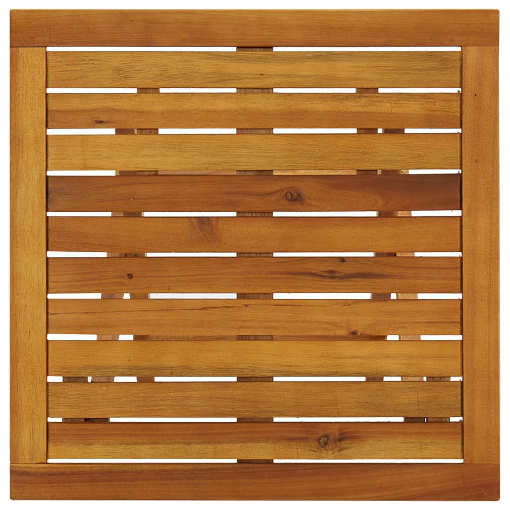 vidaXL Τραπέζι Bistro 46 x 46 x 47 εκ. από Μασίφ Ξύλο Ακακίας