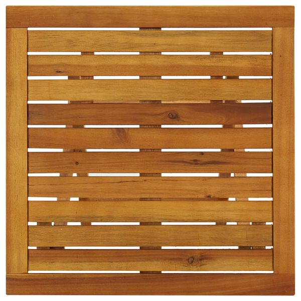 vidaXL Τραπέζι Bistro 46 x 46 x 47 εκ. από Μασίφ Ξύλο Ακακίας
