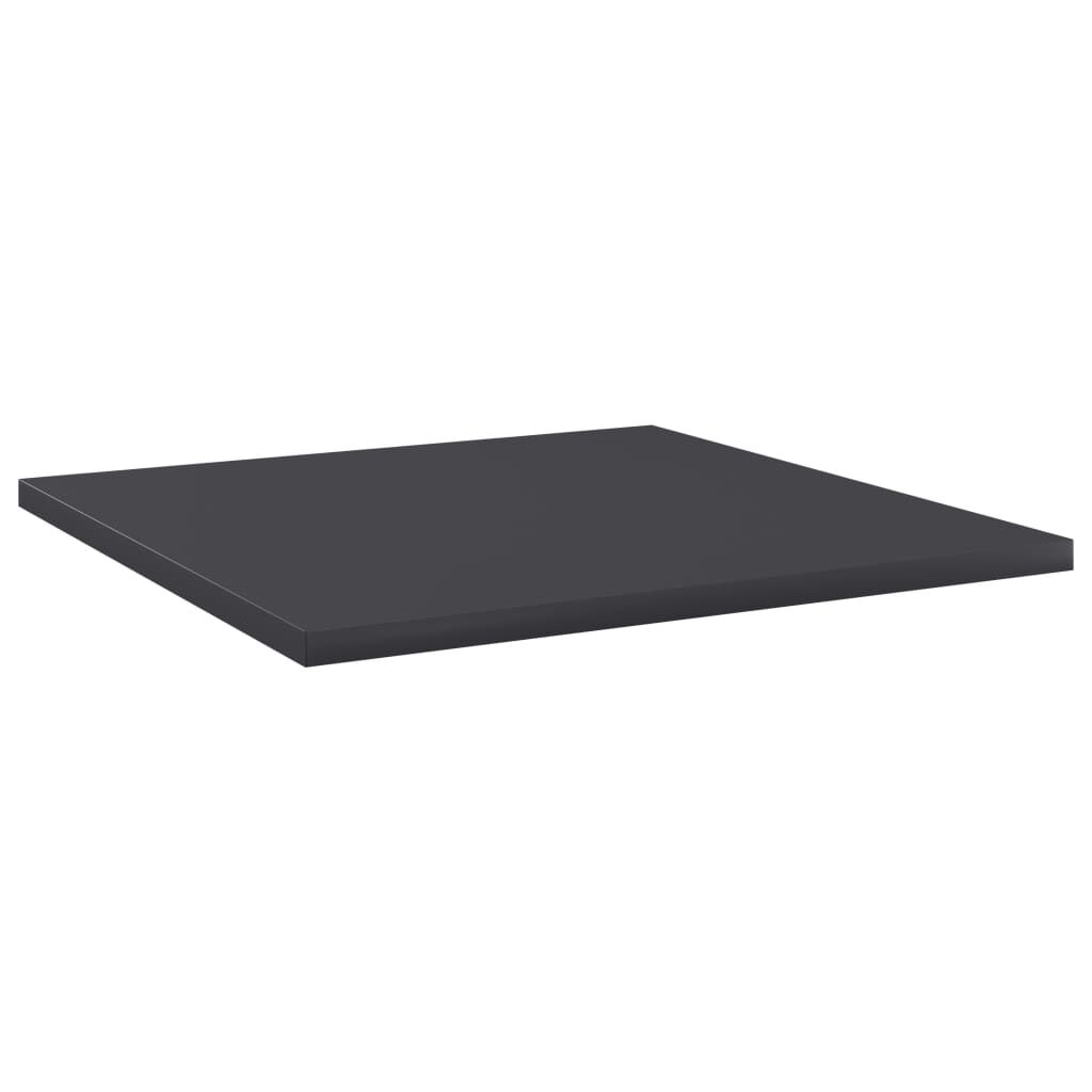 vidaXL Ράφια Βιβλιοθήκης 8 τεμ. Γκρι 40x40x1,5 εκ. από Επεξ.Ξύλο