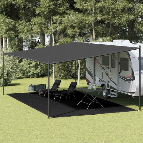 vidaXL Χαλί Σκηνής Μαύρο 400 x 600 εκ.